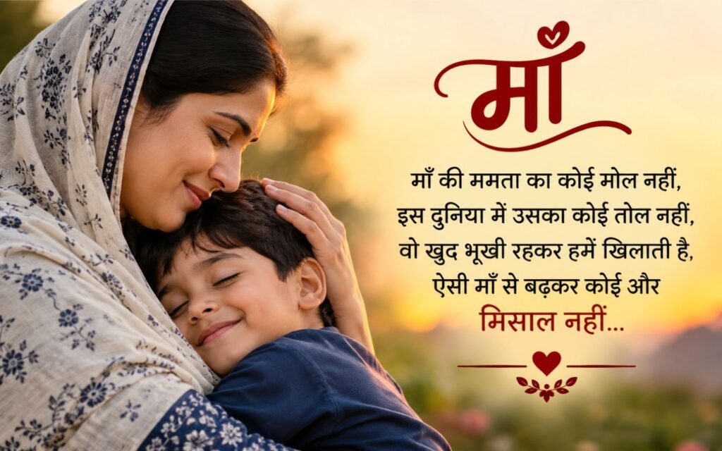 Maa ke liye shayari
